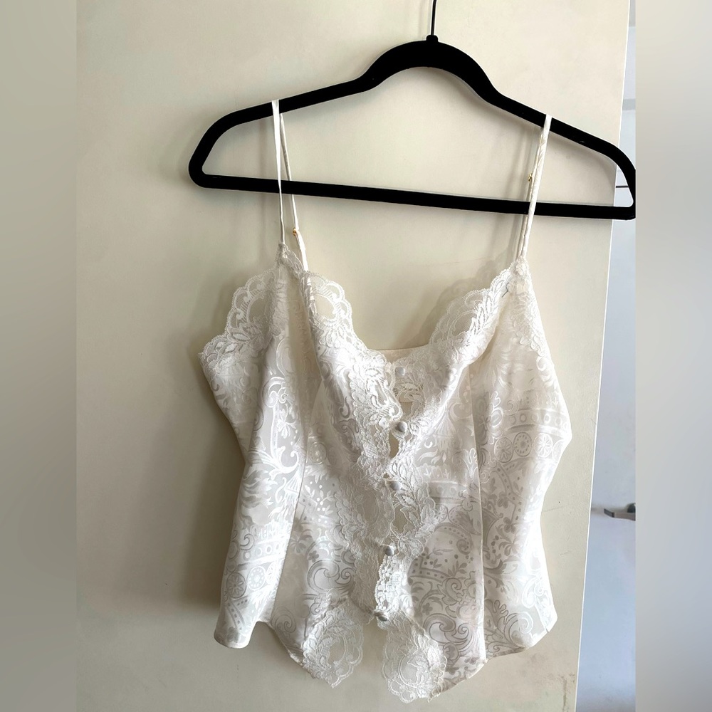 Victoria secrets slip lace top